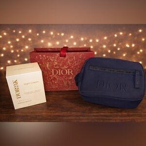 Dior Red and Navy Skincare Set